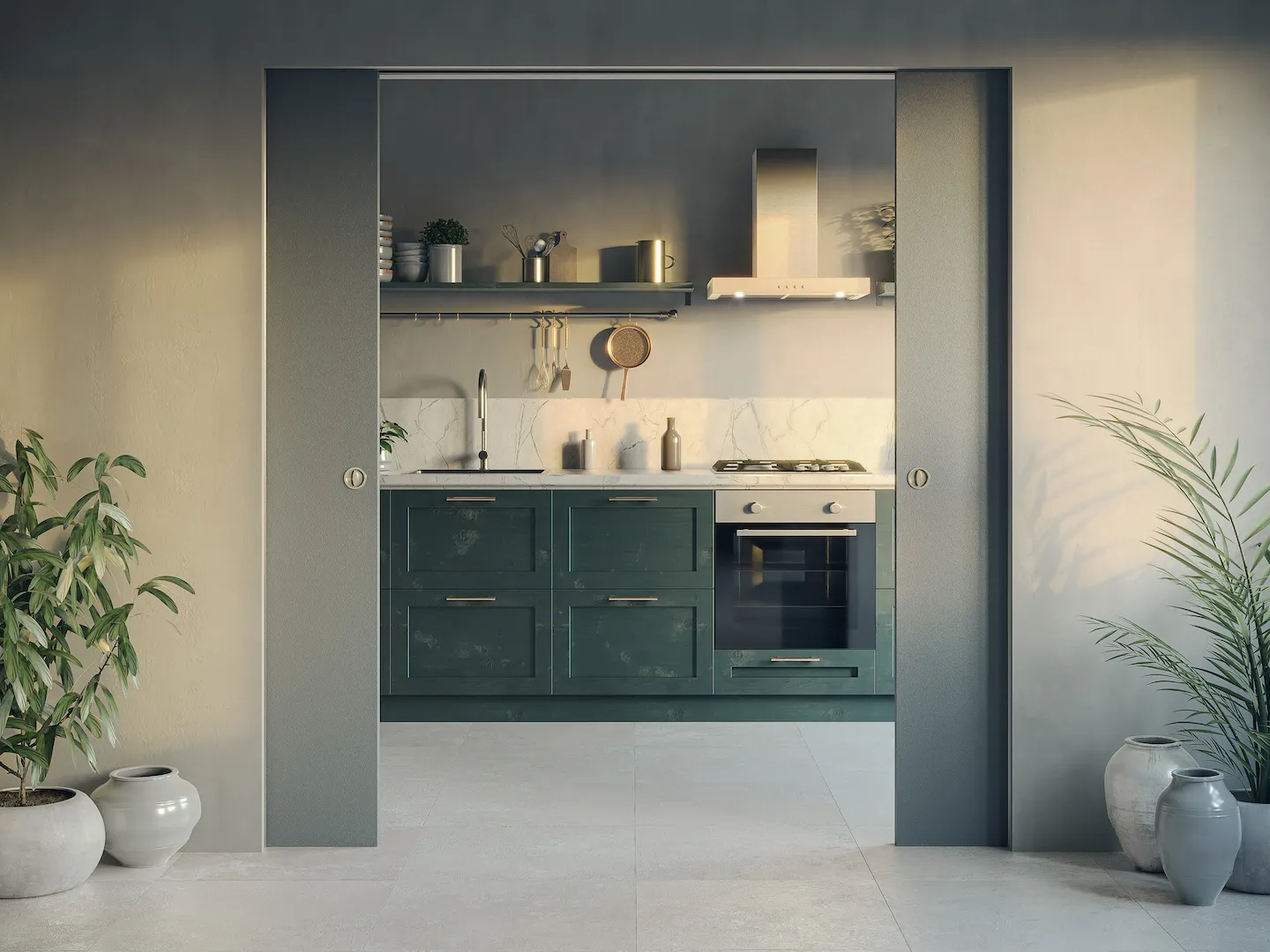 How to choose kitchen doors: between style and functionality