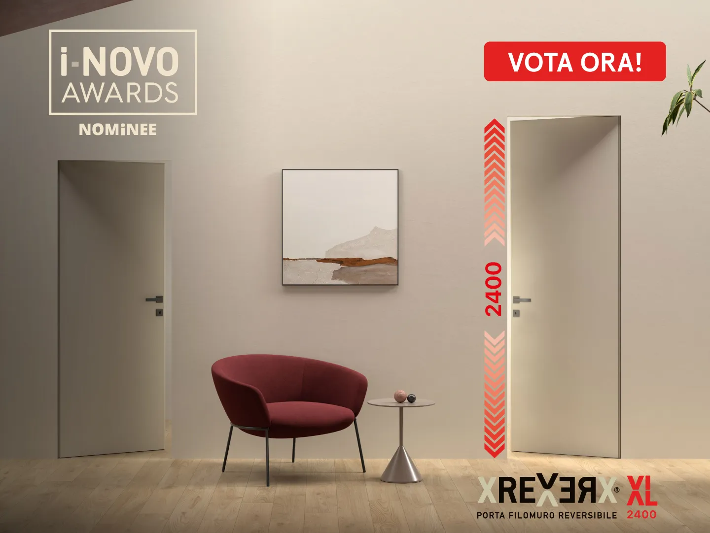 Ermetika at the i-NOVO Awards with xREVERx XL: vote and support innovation!