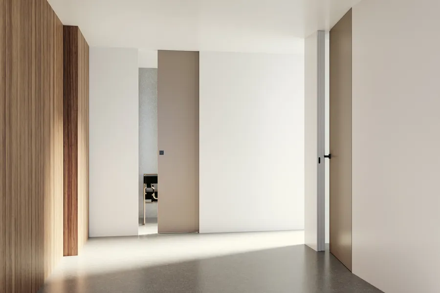 Features of full-height flush doors